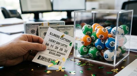 Illinois Lottery Online Ticket Wins $550,000 Lucky Day Lotto Jackpot