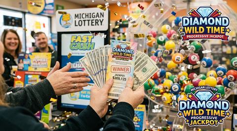 Tuscola County Woman Claims $309,125 Diamond Wild Time Progressive Jackpot