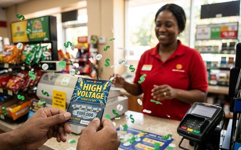 Hyattsville Player Claims $100,000 Prize on High Voltage Scratch-Off