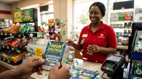 Hyattsville Player Claims $100,000 Prize on High Voltage Scratch-Off