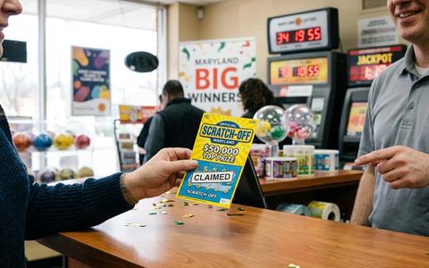 Glen Burnie Woman Claims $50,000 Top Prize on Maryland Scratch-Off