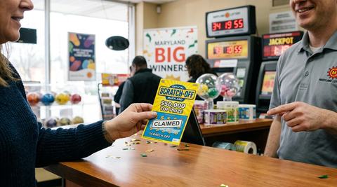 Glen Burnie Woman Claims $50,000 Top Prize on Maryland Scratch-Off