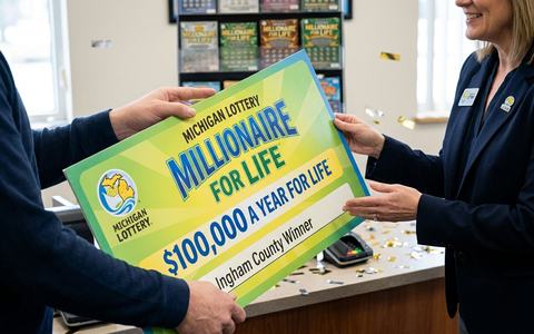 Ingham County player claims $100,000-a-year Millionaire For Life prize