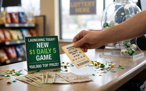 Michigan Lottery launches $1 Daily 5 game with $50,000 top prize