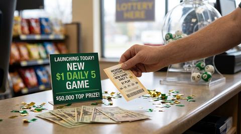 Michigan Lottery launches $1 Daily 5 game with $50,000 top prize