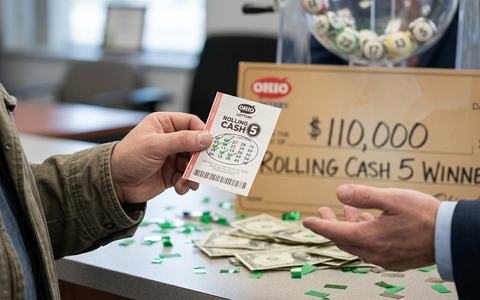 Niles Resident Claims $110,000 Rolling Cash 5 Prize