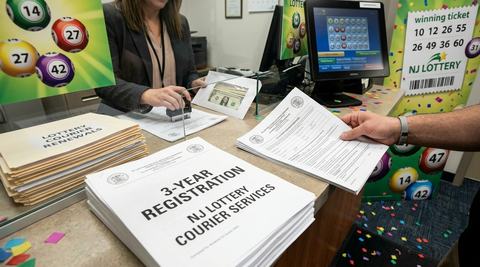 New Jersey Lottery Moves Courier Services to Three-Year Registration Cycle
