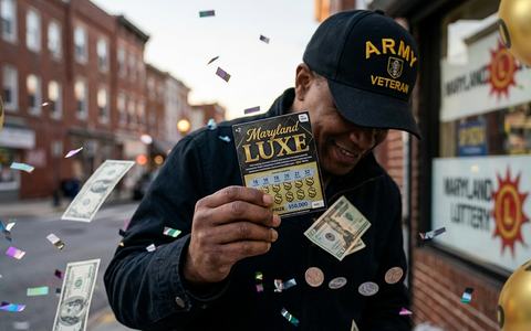 Baltimore Army Veteran Claims $50,000 on Maryland LUXE Scratch-Off