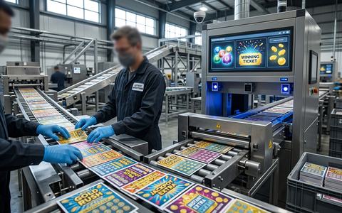 What protects a scratch-off lottery ticket before it is sold?
