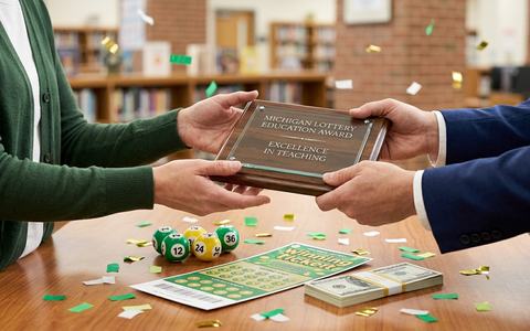 Genesee County Math Teacher Receives Michigan Lottery Education Award