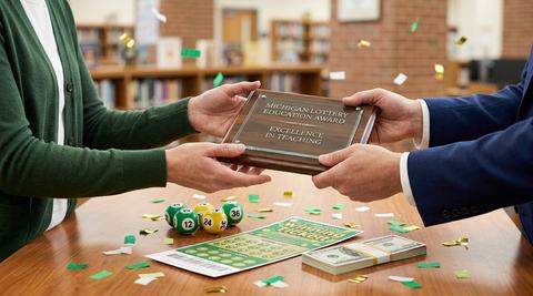 Genesee County Math Teacher Receives Michigan Lottery Education Award