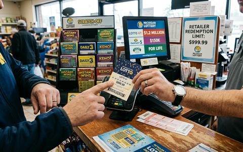 Michigan Lottery Guidance Lists $999.99 Limit for Retailer Prize Claims
