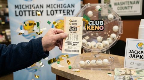 Washtenaw County Player Wins $136,660 Club Keno The Jack Jackpot