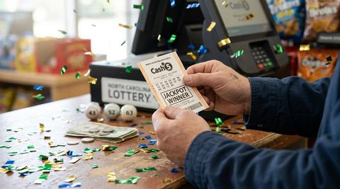 Flat Rock Ticket Wins $436,796 North Carolina Cash 5 Jackpot