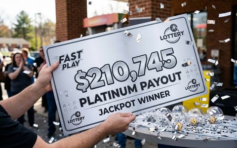 $210,745 Platinum Payout FAST PLAY ticket sold in West Friendship