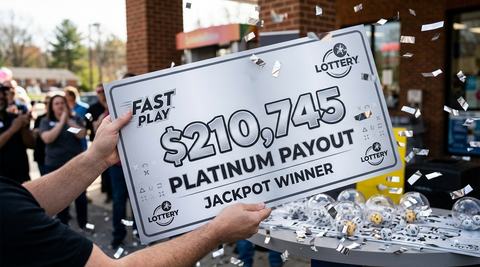 $210,745 Platinum Payout FAST PLAY ticket sold in West Friendship