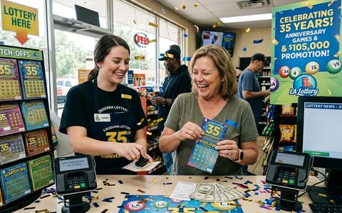 Louisiana Lottery Marks 35 Years With Anniversary Games and $105,000 Promotion