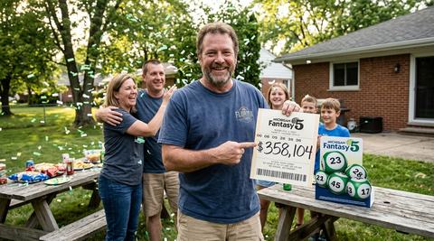 Florida man wins $358,104 Michigan Fantasy 5 jackpot during family visit
