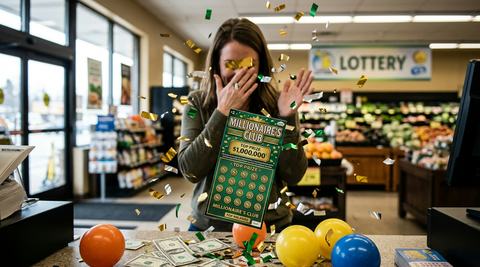 Van Buren County woman wins $1 million on grocery-trip lottery ticket