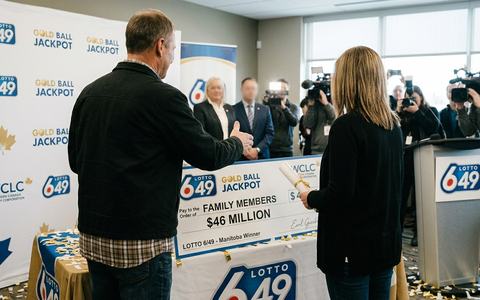 $46 million LOTTO 6/49 winner plans to pay off ex-wife’s mortgage