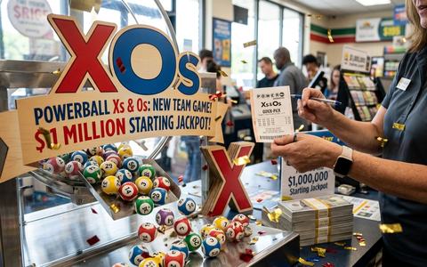 Powerball Xs & Os Sets $1 Million Starting Jackpot for New Team-Selection Draw Game