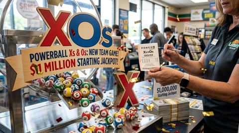 Powerball Xs & Os Sets $1 Million Starting Jackpot for New Team-Selection Draw Game