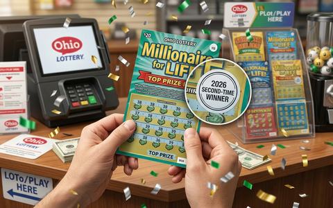 Ohio Player Wins Millionaire for Life Top Prize for Second Time in 2026