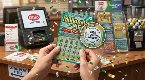 Ohio Player Wins Millionaire for Life Top Prize for Second Time in 2026