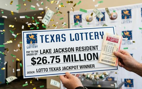 Lake Jackson Resident Claims $26.75 Million Lotto Texas Jackpot
