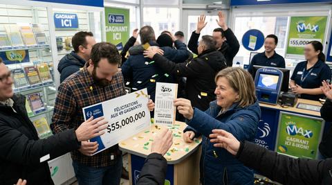 49 Québec Players Share C$55 Million Lotto Max Jackpot Through Online Group Ticket