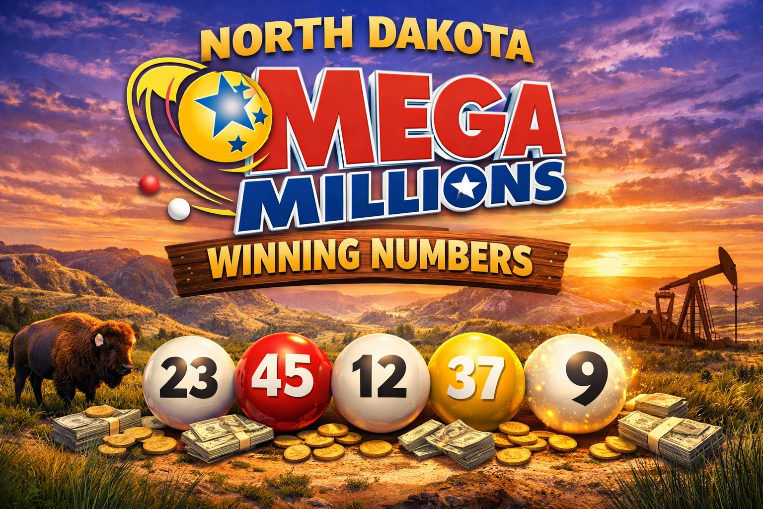 North Dakota (ND) Mega Millions Past Results: Historical Winning Numbers