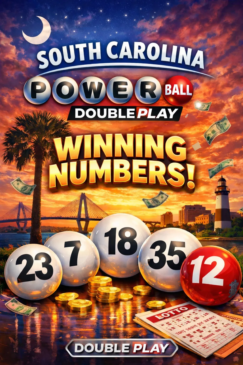 South Carolina (SC) Powerball Double Play Winning Numbers: Latest Lottery Results