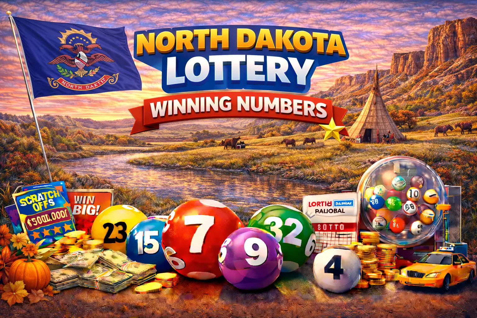 North Dakota — Lottery Winning Numbers & Results