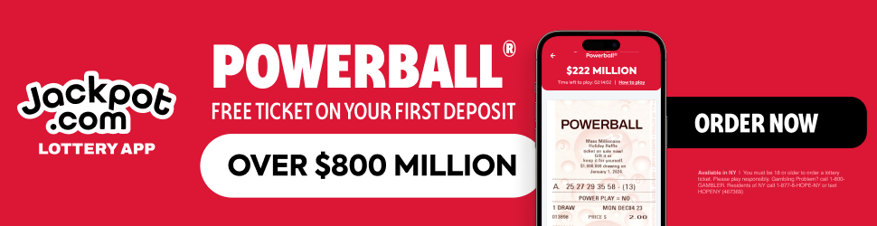 Powerball order ticket now